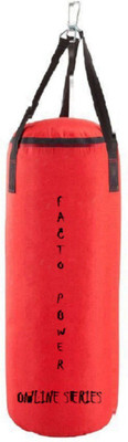 

FACTO POWER ONLINE SERIES 5.0 FEET LONG, PU MATERIAL, RED COLOR, UNFILLED WITH HANGING STRAPS Hanging Bag(Heavy, 60 kg)