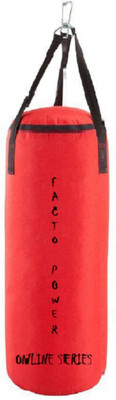

FACTO POWER ONLINE SERIES 4.5 FEET LONG, PU MATERIAL, RED COLOR, UNFILLED WITH HANGING STRAPS Hanging Bag(4.5, 54 kg)