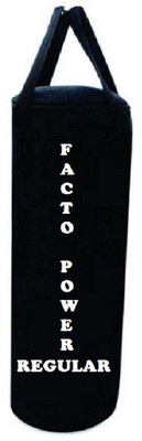 

FACTO POWER Regular 2.0 Feet Long, CANVAS Material, Black Color, Unfilled with Hanging Straps Hanging Bag(2.0, 24 kg)