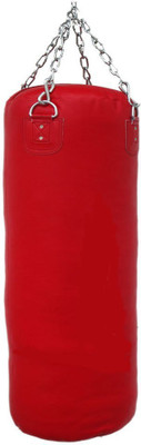 

FACTO POWER 3 Feet Length RED olor With Chain Unfilled SRF - STANDARD Hanging Bag(HEAVY, 1 kg)