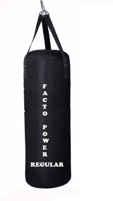 

FACTO POWER Regular 1.5 Feet Long, CANVAS Material, Black Color, Unfilled with Hanging Straps Hanging Bag(1.5, 18 kg)