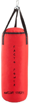 

FACTO POWER ONLINE SERIES 2.0 FEET LONG, PU MATERIAL, RED COLOR, UNFILLED WITH HANGING STRAPS Hanging Bag(2.0, 24 kg)