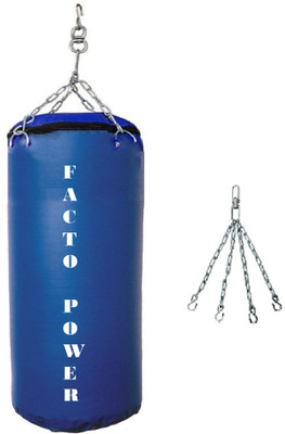 

FACTO POWER 3.0 FEET LONG , SRF - HEAVY MATERIAL , UNFILLED WITH CHAIN Hanging Bag(3, 1 kg)