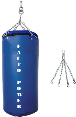 

FACTO POWER 6.0 Feet Length BLUE Color With Chain Unfilled SRF - ECONOMIC Hanging Bag Hanging Bag(6.0, 72 kg)
