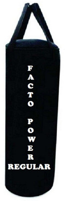 

FACTO POWER Regular 1.5 Feet Long, CANVAS Material, Black Color, Unfilled with Hanging Straps Hanging Bag(1.5, 18 kg)