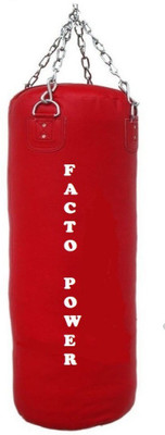

FACTO POWER 7.0 Feet Long, PU Material, Red Color, Unfilled with Hanging Chain Hanging Bag(7.0, 84 kg)