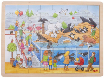 

Goki Puzzle Visit At The Zoo(48 Pieces)