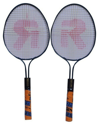 

rajson Kids Double Rod Small Size Badminton Racquet Pair For Kids Boys 3 to 6 Years Multicolor Strung Badminton Racquet(G3 - 3.5 Inches, 350)