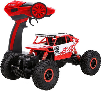 

Assemble 2.4Ghz 1/18 RC Rock Crawler Vehicle Buggy Car 4 WD Shaft Drive High Speed Remote Control Monster Off Road Truck 24(Multicolor)