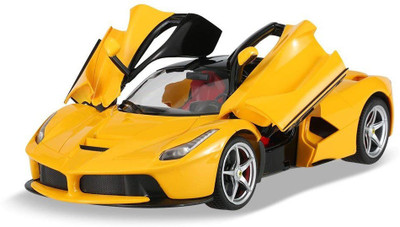 

Gencliq Best Super fast magic remote control racing car for kids (yellow)(White)