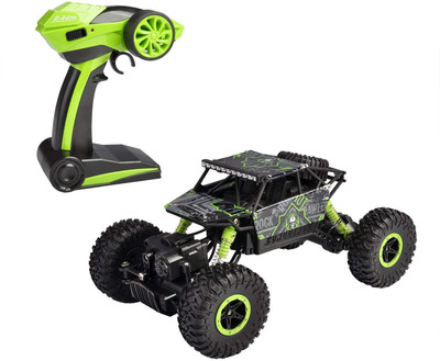 

Assemble 2.4Ghz 1/18 RC Rock Crawler Vehicle Buggy Car 4 WD Shaft Drive High Speed Remote Control Monster Off Road Truck 25(Multicolor)