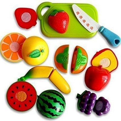 

Amazzing Sliceable Fruits Velcro Cutting Play Toy Set For Kids