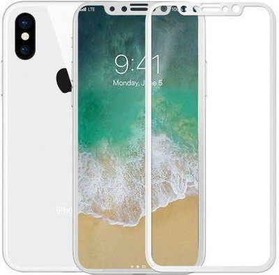 GADGETSMORE Edge To Edge Tempered Glass for Apple iPhone X(Pack of 1)