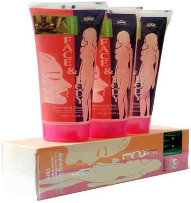 

Nihuusravee NS face and body cleansing scrub gel 100 ml pack of 3 Scrub(100 ml)