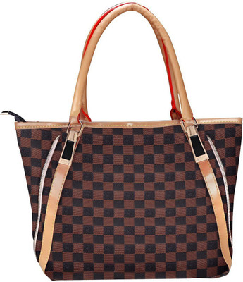 

minaar Women Casual, Evening/Party, Formal Brown Leatherette Shoulder Bag