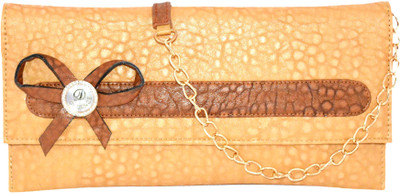 

MINAAR Women Evening/Party, Casual Beige Leatherette Sling Bag