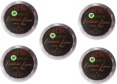 

kaykon Pure Kashmiri Kesar Premium Quality Saffron 2-4 cm Long Thread -5 GM -#BestonFlipkart(5 x 1 g)
