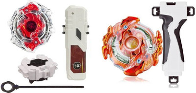 

Bestie Toys Beyblade Burst Rare Limited Edition Set of 2 with Launcher and String with B-34 Launcher Grip (Multicolor) (Combo)(Multicolor)