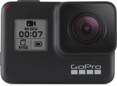 

GoPro Hero7 (with 3 Way Mount + Splash Bag) Sports and Action Camera(Black, 12 MP)