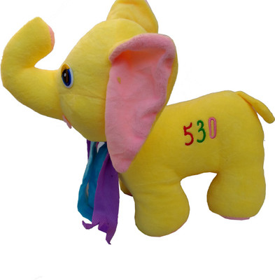 

Worthyy Enterprises Soft Cartoon Cuddly Cute Elephant Colourful Plush Toy Stuffed Soft Plush Kids (Yelloew, 33 cm) - 32 cm - 15 cm(Black)