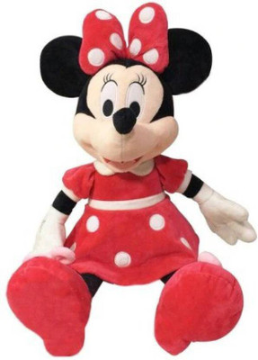 

ABT Mickey Minne Mouse Stuffed Soft Toy (Small, Red) - 25 cm(Red)