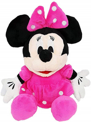 

CREATIVEVILLA STUFFED CUTE PINK MICKEY MINNIE SOFT TOY CVST10103 - 30 cm(Multicolor)