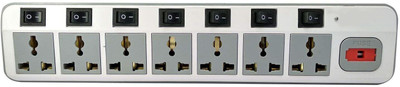 

Gadget Deals Extension cord board 7 Button + 7 Socket Surge Protector(Multicolor)
