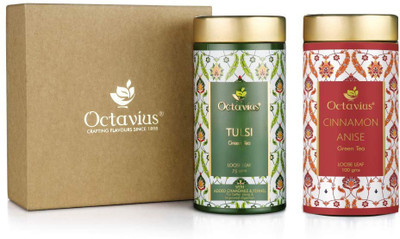 

Octavius GTC2 - Calming Concoctions Tulsi, Cinnamon Green Tea(450 g, Festive Gift Box)