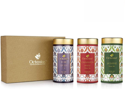 

Octavius GTC3 - Workout buddies Cinnamon, Jasmine, Plain Green Tea(800 g, Festive Gift Box)