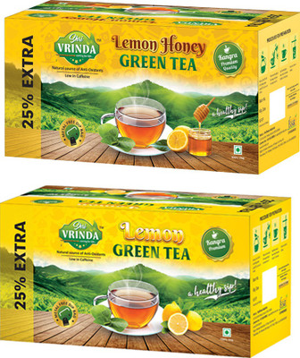

Shri Vrinda Caring for Life Combo Lemon Honey & Lemon Green Tea Bags(50 Bags, Box)