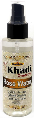 

Khadi Omorose Rose Water Derived From Real Indian Rose Petals | 100% Pure & Steam Distilled,(120)