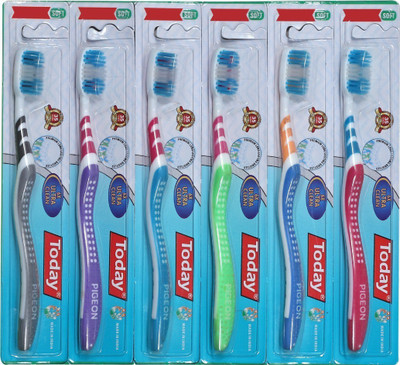 

Pigeon 6X ULTRA CLEAN Soft Toothbrush(Pack of 6)