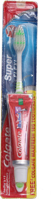 

Colgate Super Flexi +Maxfresh Toothpaste 18gm Each PC(PACK OF 12) Soft Toothbrush(Pack of 12)
