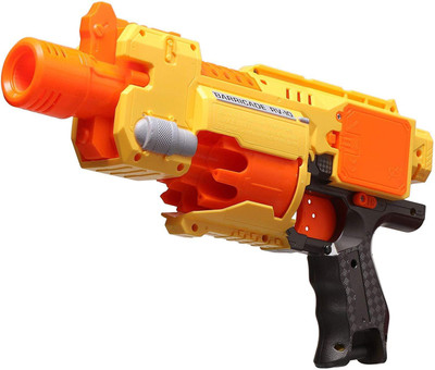 

Funnytool Battery Operated Automatic Big Foam Blaster Toy Weapon(Orange)