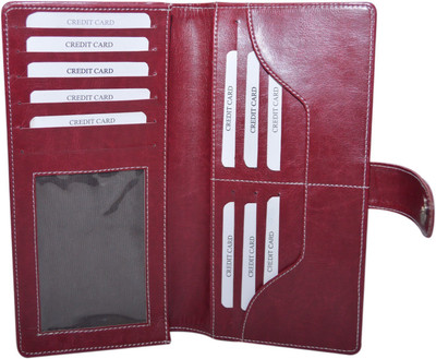 

Knott Exclusive PU Leather Travel Document Holder(Maroon)