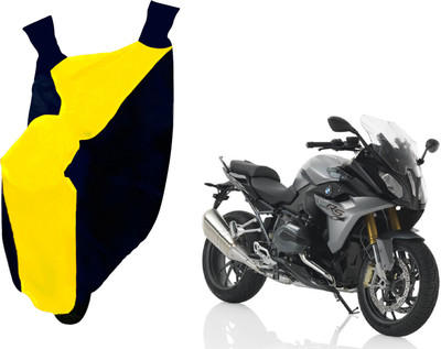 AUTO PEARL Two Wheeler Cover for BMW(R 1200 GS, Yellow, Blue)