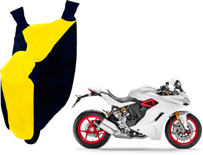 AUTO PEARL Two Wheeler Cover for Ducati(SS, Yellow, Blue)