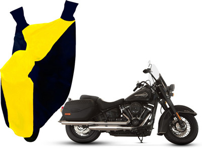 AUTO PEARL Two Wheeler Cover for Harley Davidson(Diavel, Yellow, Blue)