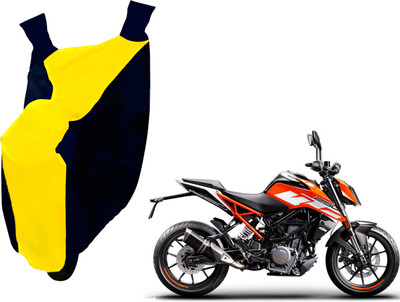 AUTO PEARL Two Wheeler Cover for KTM(Duke 200, Yellow, Blue)