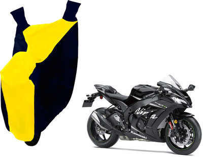AUTO PEARL Two Wheeler Cover for Kawasaki(Ninja, Yellow, Blue)