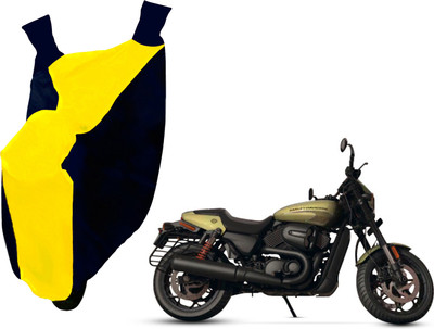 AUTO PEARL Two Wheeler Cover for Harley Davidson(Diavel, Yellow, Blue)