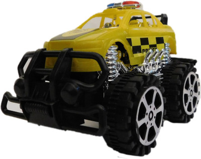 

FAB 5 Yellow Push and Go Powerful Friction Police Car(Yellow)