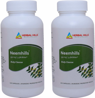 

Herbal Hills Neemhills 120 Capsule (Pack of 2)(350 mg)