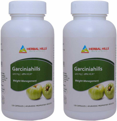 

Herbal Hills Garciniahills 120 Capsule (Pack of 2)(400 mg)
