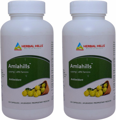 

Herbal Hills Amlahills 120 Capsule (Pack of 2)(425 mg)