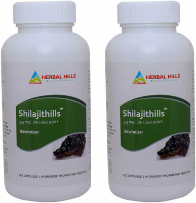

Herbal Hills Shilajithills 120 Capsule (Pack of 2)(240 mg)