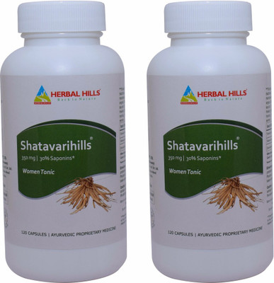 

Herbal Hills Shatavarihills 120 Capsule (Pack of 2)(240 mg)