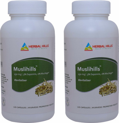 

Herbal Hills Muslihills 120 Capsule (Pack of 2)(240 mg)