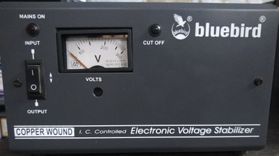 

Bluebird 500VA 220-110 AC STEP DOWN(Black, DULL BLACK)