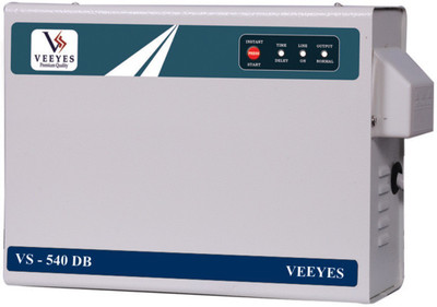 

VEEYES VS 540DB Voltage Stabilizer for Air conditioners upto 2 TN(Working Range : 140V to 280V)(Off White)